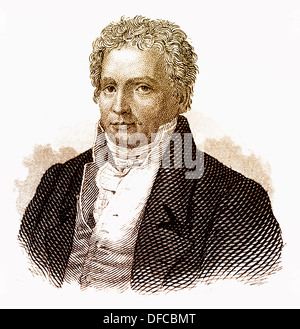 Johann Ludwig Tieck, 1773-1853, deutscher Dichter, Schriftsteller, Herausgeber und Übersetzer der Romantik Stockfoto