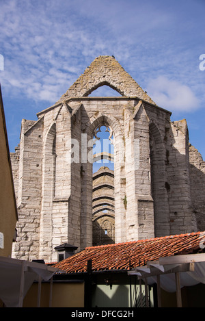 St. Karin ist eine Kirchenruine in Visby auf der Insel Gotland in Schweden Stockfoto