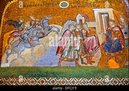 Das 11. Jahrhundert byzantinischen Kirche des Heiligen Erlösers in Chora, Kariye Museum, Istanbul, Türkei Stockfoto