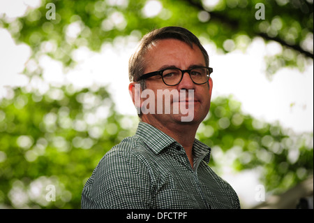 Paul Kildea, Schriftsteller und Dirigent, Teilnahme an der Edinburgh International Book Festival, Donnerstag, 15. August 2013. Stockfoto