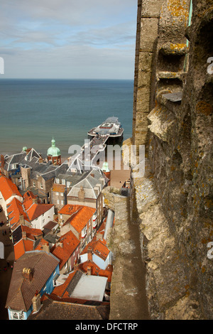 Blick von der Kirche Turm Cromer Norfolk UK Stockfoto