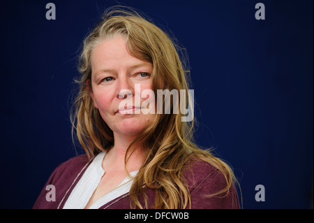 Mairi Stewart, ökologische Historiker, Teilnahme an der Edinburgh International Book Festival, Donnerstag, 15. August 2013. Stockfoto