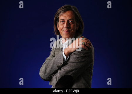 Pedro Lenz, Autor, Teilnahme an der Edinburgh International Book Festival, Donnerstag, 15. August 2013. Stockfoto