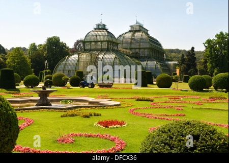 alten Gewächshaus in Schloss Schönbrunn in Wien Stockfoto