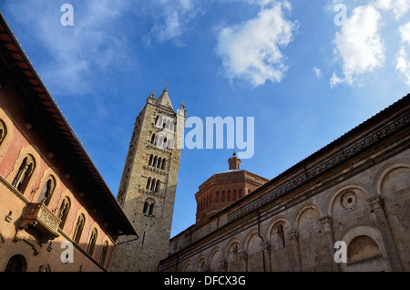 Die Kathedrale von San Cerbone in Massa Marittima, Italien. Stockfoto