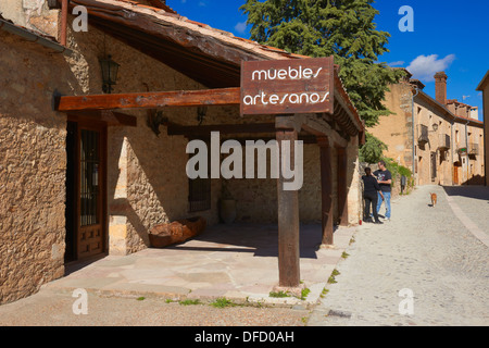 Pedraza, Segovia Provinz Kastilien-Leon, Spanien Stockfoto