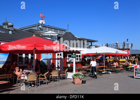 Fisch Restaurant Gosch, List Hafen, Insel Sylt, Schleswig-Holstein, Deutschland Stockfoto