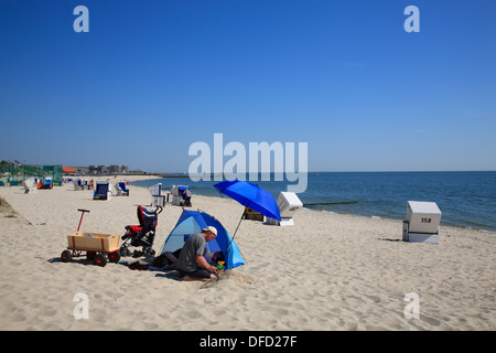 Hoernum Strand, Insel Sylt, Schleswig-Holstein, Deutschland Stockfoto