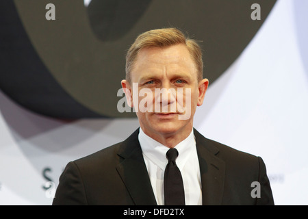 Schauspieler Daniel Craig im Film "Skyfall"-Premiere in Berlin am 30. Oktober 2012 Stockfoto