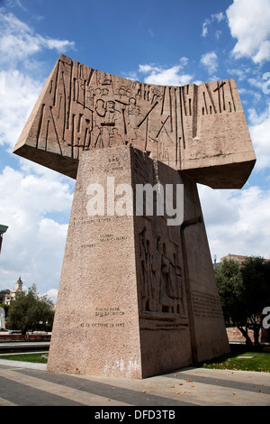 Kolumbus-Denkmal von Joaquín Vaquero Turcios, Plaza de Colón, Madrid Spanien Stockfoto