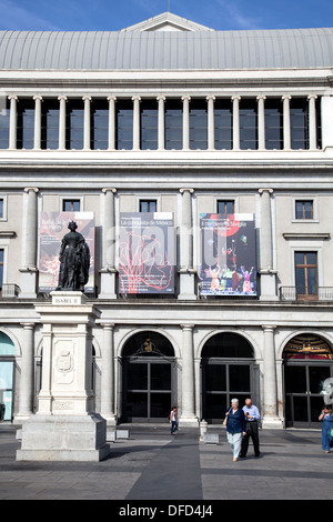 Oper in Madrid Spanien españa Stockfoto