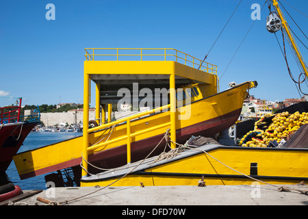 Hafen, Angeln, Boot, Sinop, Schwarzes Meer, Türkei, Asien Stockfoto