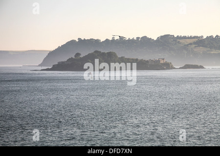 Eine Anzeige von Mohn/s UK Plymouth Hoe Stockfoto