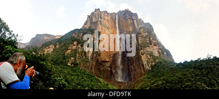 Angel Falls / Salto de Angel, Canaima-Nationalpark, Venezuela Stockfoto