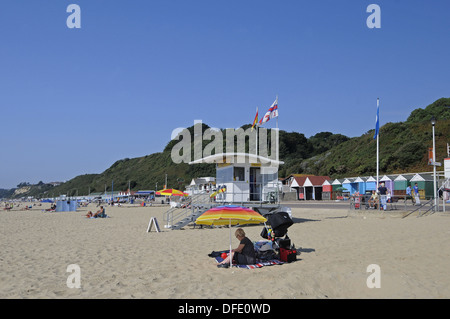 Strandwache am Strand von Bournemouth Bournemouth-Dorset-England Stockfoto