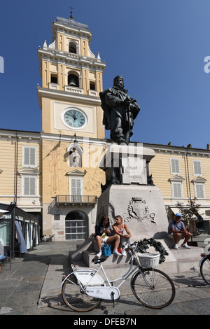 Palazzo del Governatore, Piazza Giuseppe Garibaldi, Parma, Emilia-Romagna, Italien Stockfoto