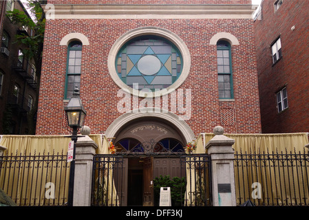 Wilna Shul in Beacon Hill Boston MA Stockfoto