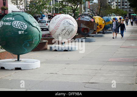 Globen in Boston Common Stockfoto