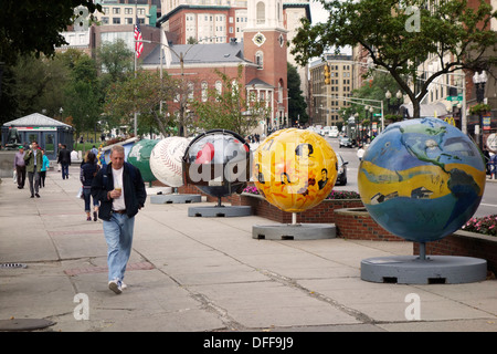 Globen in Boston Common Stockfoto