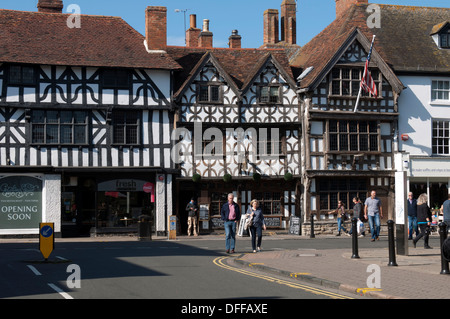 Die Garrick Inn und Harvard House, London, UK Stockfoto