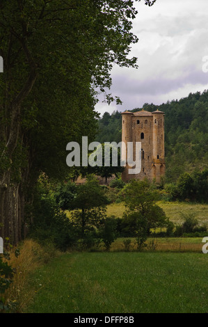 Château d'Arques, Ause, Frankreich Stockfoto