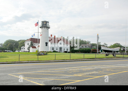 Chatham Leuchtturm in Chatham, Cape Cod, Massachusetts Stockfoto