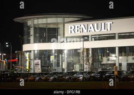 Renault Autohaus Stockfoto