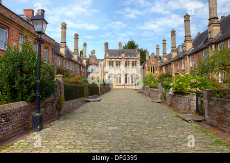 Wells, Pfarrer zu schließen, Somerset, England, Vereinigtes Königreich Stockfoto