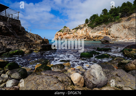 Cala Deia Strand, Mallorca, Spanien. Stockfoto