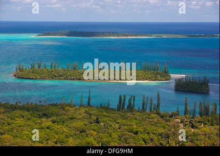 Mit Blick auf die Ile des Pins, Île des Pins, Neukaledonien, Frankreich Stockfoto