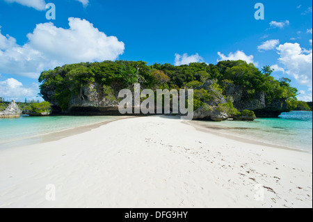 White Sand Beach, Île des Pins, Neukaledonien, Bay de Kanumera, Frankreich Stockfoto