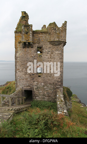 Außenseite des Gylen Castle ruins Insel Kerrera Schottland Oktober 2013 Stockfoto