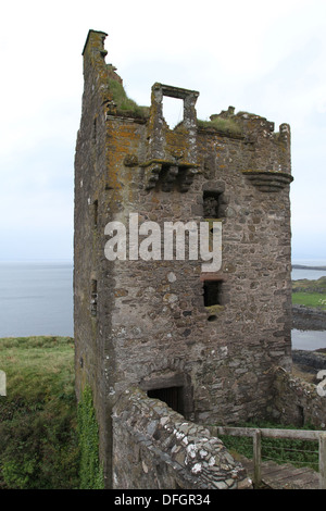 Außenseite des Gylen Castle ruins Insel Kerrera Schottland Oktober 2013 Stockfoto