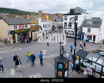 Stadtzentrum von Lyme Regis Dorset England UK Stockfoto