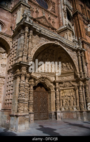 Saint Mary Cathedal von Astorga. Spanien Stockfoto