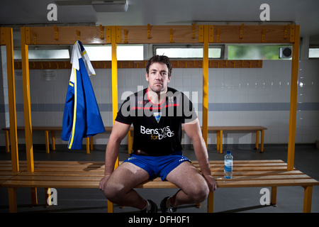 Trent Waterhouse, Warrington Wölfe Rugbyspieler Stockfoto