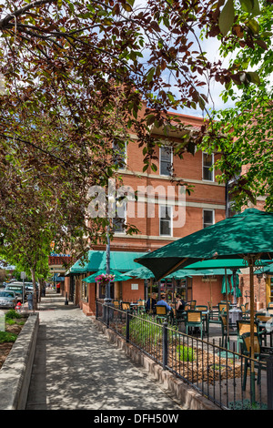 Restaurant auf der Montana Avenue in der Innenstadt von Billings, Montana, USA Stockfoto