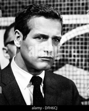 Paul Newman am Set des Films, zerrissene Vorhang, 1966 Stockfoto