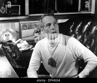 Paul Newman am Set des Films, Schlappschuss, 1977 Stockfoto