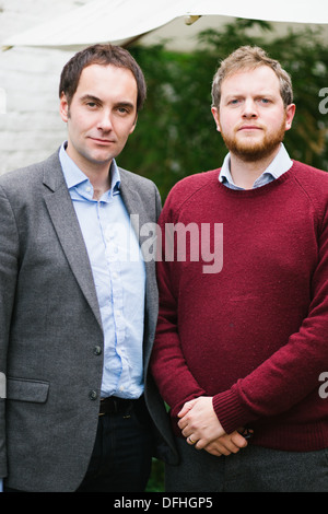 Miles Jupp ist ein englischer Komiker und Schauspieler Stockfoto