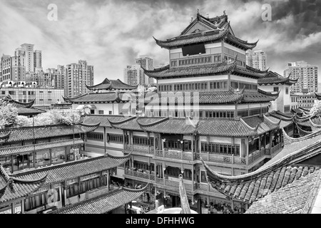 Altstadt von Shanghai Stockfoto