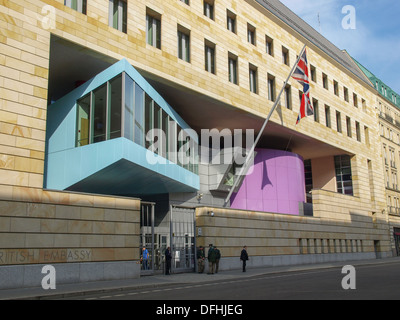 Die britische Botschaft in Berlin von Architekt Sir James Stirling Stockfoto