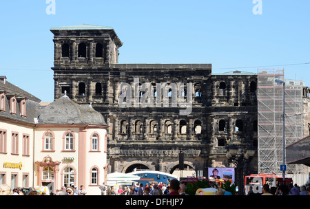 Die Porta Nigra in Trier, Deutschland Stockfoto