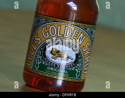 Lyles Golden Syrup Non-Drip Glas. Stockfoto