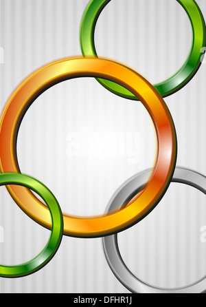 Bunte Kreise. 10 EPS-Vektor-Hintergrund Stockfoto