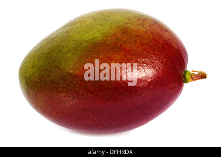 Mango-Frucht isoliert auf weißem Hintergrund Stockfoto