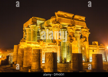 Sobek-Tempel in Kom Ombo in Ägypten Stockfoto