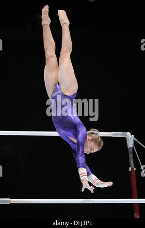 Antwerpen, Belgien. 5. Oktober 2013. World Championship Gymnastik Antwerpen Belgien. Einzelnen Apparat Finale 5.10.13.Ruby Harrold GBR Credit: ALAN EDWARDS/Alamy Live-Nachrichten Stockfoto