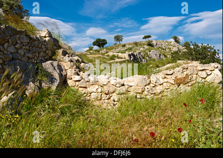 Mykene archäologische Weltkulturerbe, Peloponnes, Griechenland Stockfoto