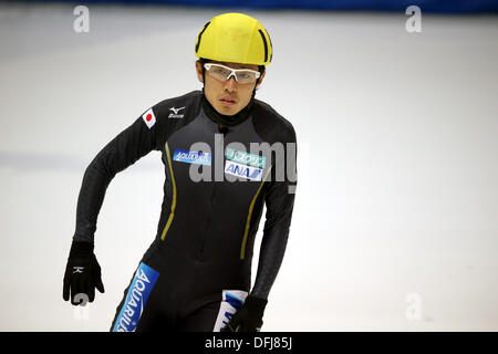 Daisuke Uemura (JPN), 4. Oktober 2013 - Short Track: während die Männer 1000 m Vorläufe bei ISU WM in Seoul, Südkorea.   (Foto von Jun Tsukida/AFLO SPORT) Stockfoto
